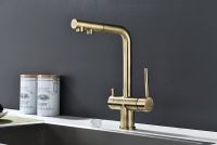 Смеситель для кухни Paulmark Serpentine Бронза арт-Se213222-BR — фото 2, Смесители для кухни