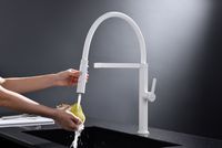 Смеситель для кухни Paulmark Leader Белый матовый арт-Le214101-431 — фото 5, Смесители для кухни