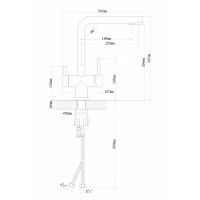 Смеситель для кухни Florentina Арес Нержавеющая сталь арт-333.20H.2113.900 — фото 2, Смесители для кухни