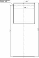 Зеркало Allen Brau Priority 80 с подсветкой Латунь браш арт-1.31015.03 — фото 9, Зеркала в ванную комнату