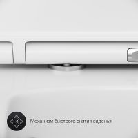 Унитаз AM.PM Inspire V2.0 подвесной с сиденьем Микролифт арт-C50A1700SC — фото 10, Подвесные унитазы