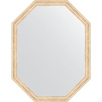 Зеркало Evoform Octagon 69x89 в багетной раме - Слоновая кость 51 мм арт-BY 7020 — фото 1, Зеркала в ванную комнату