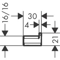 Крючок Hansgrohe AddStoris Черный матовый арт-41742670 — фото 7, Крючки для полотенец
