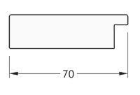 Зеркало Evoform Definite 106х56 в багетной раме - Соты медь 70 мм арт-BY 3082 — фото 6, Зеркала в ванную комнату