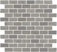 Декор Kerama Marazzi Про Лаймстоун Антика 3 мозаичный серый матовый 30х32 см арт-MBD011 — фото 1, Керамогранит