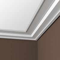 Товар: Карниз Европласт 2000x47x220 мм арт-1.50.269 - фото 2 Карниз Европласт 2000x47x220 мм арт-1.50.269 — фото 2, Карнизы