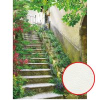 Фреска Ortograf Городской пейзаж 3934 Фактура флок FLK Флизелин (2*2,7) Разноцветный, Город/Цветы арт-3934 (флок FLK) — фото 1, Фрески