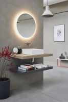 Зеркало Jacob Delafon 50 с подсветкой и подогревом с сенсорным выключателем арт-EB1450-NF — фото 3, Зеркала в ванную комнату