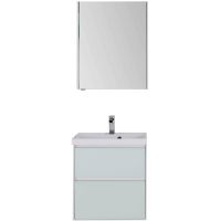 Товар: Тумба под раковину Aquanet Гласс 60 подвесная Белая арт-196961 - фото 3 Тумба под раковину Aquanet Гласс 60 подвесная Белая арт-196961 — фото 3, Тумбы под раковину