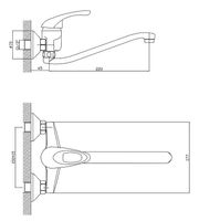 Смеситель для кухни Viko Хром арт-V-6906 — фото 3, Смесители для кухни
