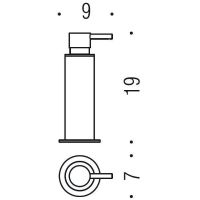 Товар: Дозатор для жидкого мыла Colombo Design Plus Графит матовый арт-W4980.GM - фото 2 Дозатор для жидкого мыла Colombo Design Plus Графит матовый арт-W4980.GM — фото 2, Дозаторы