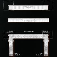 Товар: Каминная полка Decomaster 45x190x2400 мм арт-98813 - фото 2 Каминная полка Decomaster 45x190x2400 мм арт-98813 — фото 2, Декоративные элементы