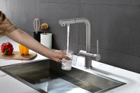 Товар: Смеситель для кухни Paulmark Serpentine Серый арт-Se213222-GR - фото 8 Смеситель для кухни Paulmark Serpentine Серый арт-Se213222-GR — фото 8, Смесители для кухни