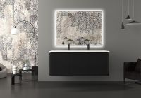 Тумба под раковину Cezares Stylus 140 подвесная Nero grafite арт-55231 — фото 3, Тумбы под раковину