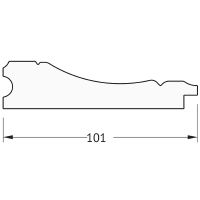 Зеркало Evoform Definite 83х63 в багетной раме - Вензель серебряный 101 мм арт-BY 3064 — фото 6, Зеркала в ванную комнату