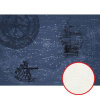 Фреска Ortograf Карты мира 30474 Фактура флок FLK Флизелин (3,8*2,7) Синий, Карты арт-30474 (флок FLK) — фото 1, Фрески