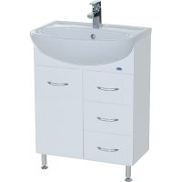 Тумба под раковину Bellezza Уют 60 Белая арт-4635009140011 — фото 1, Тумбы под раковину