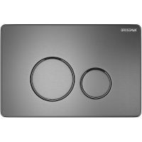 Клавиша смыва Grossman Style Графит сатиновый арт-700.K31.05.42M.42M — фото 1, Кнопки смыва