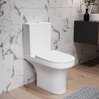 Унитаз компакт Damixa Skyline с бачком и сиденьем Микролифт арт-DX35C8600SC — фото 3, Напольные унитазы