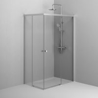 Душевой уголок AM.PM X-Joy 120х80 профиль Хром матовый стекло прозрачное арт-W94G-403-12080-MТ — фото 9, Прямоугольные душевые уголки