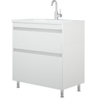 Тумба под раковину Corozo Алабама Z2 80 Белая арт-SD-00000595 — фото 1, Тумбы под раковину