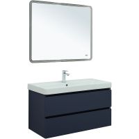 Тумба под раковину Aquanet Вега 2.0 100 подвесная Маренго арт-337945 — фото 4, Тумбы под раковину