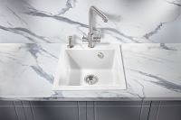 Товар: Кухонная мойка Milacio Murcia 46 Cuarzo Белая арт-MC.77032 - фото 2 Кухонная мойка Milacio Murcia 46 Cuarzo Белая арт-MC.77032 — фото 2, Кухонные мойки