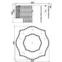 Товар: Люстра Maytoni Modern Dune Прозрачная Золото арт-DIA005CL-06G - фото 5 Люстра Maytoni Modern Dune Прозрачная Золото арт-DIA005CL-06G — фото 5, Люстры