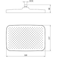 Товар: Верхний душ Berges U2 Черный матовый арт-070012 - фото 3 Верхний душ Berges U2 Черный матовый арт-070012 — фото 3, Верхние души