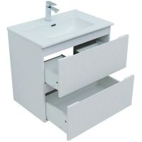 Тумба под раковину Aquanet Джейн 70 подвесная Белая матовая арт-335423 — фото 10, Тумбы под раковину