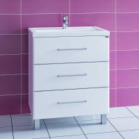 Товар: Тумба под раковину СанТа Омега 70 Белая арт-207039 - фото 2 Тумба под раковину СанТа Омега 70 Белая арт-207039 — фото 2, Тумбы под раковину