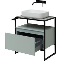 Тумба под раковину Allen Brau Priority 70 Папирус матовый арт-1.31001.PWM — фото 7, Тумбы под раковину