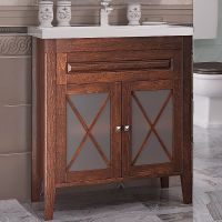 Тумба под раковину Opadiris Палермо 80 Светлый орех арт-00-00002354 — фото 1, Тумбы под раковину