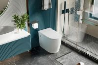 Унитаз Abber Bequem приставной с сиденьем Микролифт арт-AC1114P — фото 7, Умные унитазы