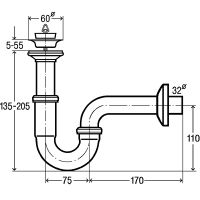 Товар: Сифон для раковины Viega Sifon 5612 Хром арт-111298 - фото 3 Сифон для раковины Viega Sifon 5612 Хром арт-111298 — фото 3, Сифоны для раковины