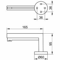 Держатель туалетной бумаги Keuco Edition 90 19062 010000 Хром арт-19062010000 — фото 4, Держатели туалетной бумаги