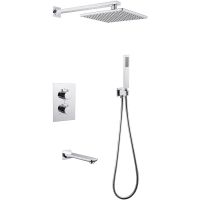 Товар: Душевая система Abber Insel с термостатом Хром арт-AF8050 - фото 1 Душевая система Abber Insel с термостатом Хром арт-AF8050 — фото 1, Встраиваемые душевые комплекты