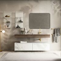 Зеркало Vincea 80 с подсветкой Черное с сенсорным выключателем и диммером арт-VLM-3VC800B — фото 2, Зеркала в ванную комнату