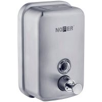 Диспенсер для жидкого мыла Nofer Inox Матовая нержавеющая сталь арт-03001.06.S — фото 1, Диспенсеры для жидкого мыла