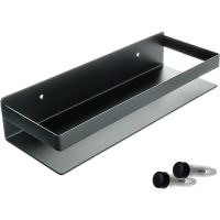 Металлическая полка Fixsen Hotel Черная арт-FX-31003G — фото 1, Полки для ванной и душа