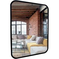 Зеркало Azario Мальта-лофт 60 Черное арт-ФР-00002427 — фото 2, Зеркала в ванную комнату