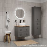 Товар: Тумба под раковину Iddis Torr 60 подвесная Темно-серая арт-TOR60DBi95K - фото 7 Тумба под раковину Iddis Torr 60 подвесная Темно-серая арт-TOR60DBi95K — фото 7, Тумбы под раковину