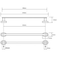 Полотенцедержатель Bemeta Oval Хром арт-118404041 — фото 2, Полотенцедержатели
