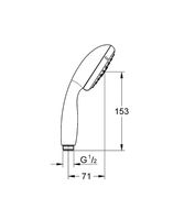 Ручной душ Grohe Tempesta 100 Хром арт-28419002 — фото 3, Лейки для душа