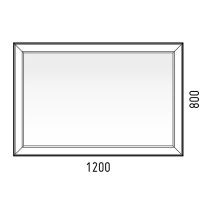 Зеркало Corozo Барго 120 с подсветкой с сенсорным выключателем арт-SD-00000860 — фото 5, Зеркала в ванную комнату