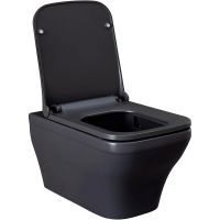 Унитаз Allen Brau Infinity подвесной Антрацит без сиденья арт-4.21011.AN — фото 9, Подвесные унитазы