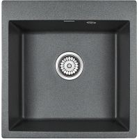 Кухонная мойка Paulmark Kante 50 Графит арт-PM105152-DG — фото 1, Кухонные мойки
