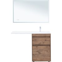 Тумба под раковину Aquanet Токио 120 Дуб веллингтон арт-333648 — фото 5, Тумбы под раковину