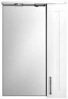 Зеркало со шкафом Iddis Sena 50 с подсветкой Белый Светлое дерево арт-SEN5000i99 — фото 2, Зеркальные шкафы в ванную