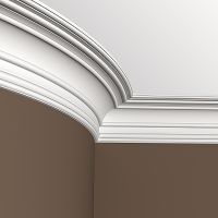 Карниз гибкий Европласт 1.50.168 2000x119x120 мм арт-1.50.168 (гибкий) — фото 2, Карнизы